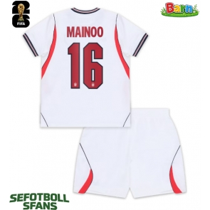 England Kobbie Mainoo #16 Hemmaställ Barn VM 2026 Kortärmad (+ Korta byxor)